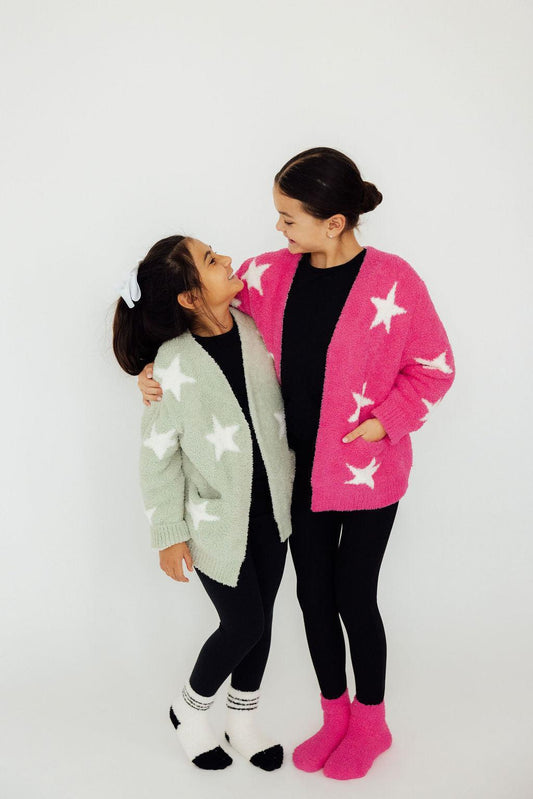 Bright Pink Cozy Socks