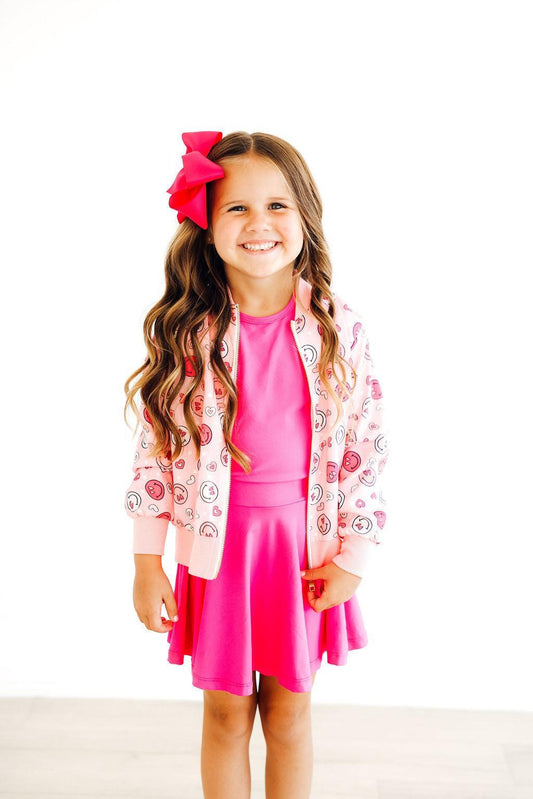 SALE You Make Me Happy Satin Jacket