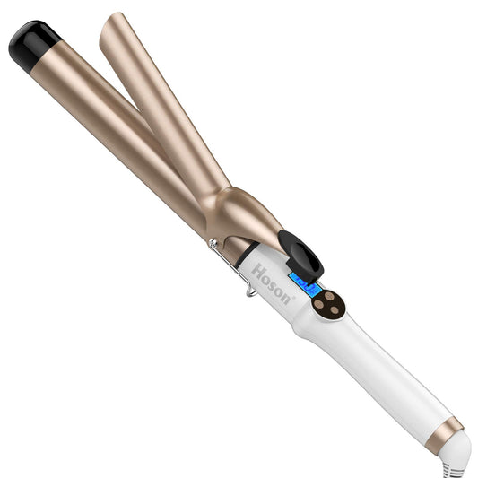 Professional Ceramic Tourmaline Curling Iron 3/4 Inch - Hair Curler with Heat Protection 1 1 4 Inch