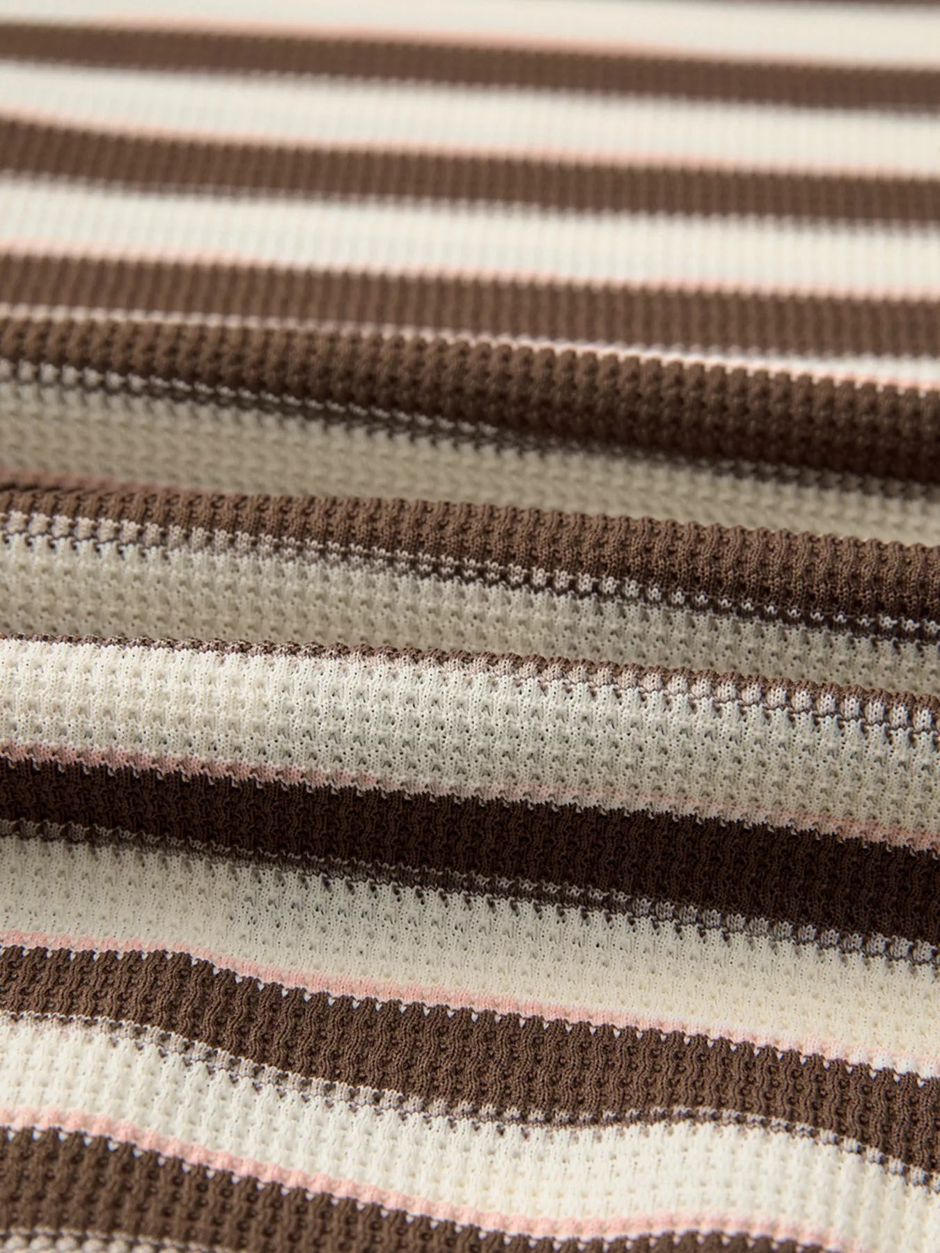 Stripe Stitched Detail Color Block Patchwork Oversized Top