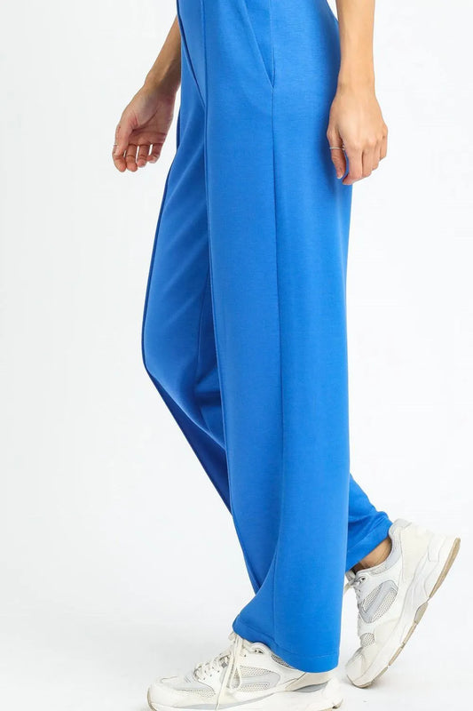 Umgee High Waisted Wide Leg Pants