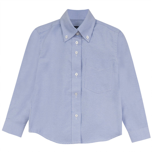 Solid Oxford Blouse Light Blue