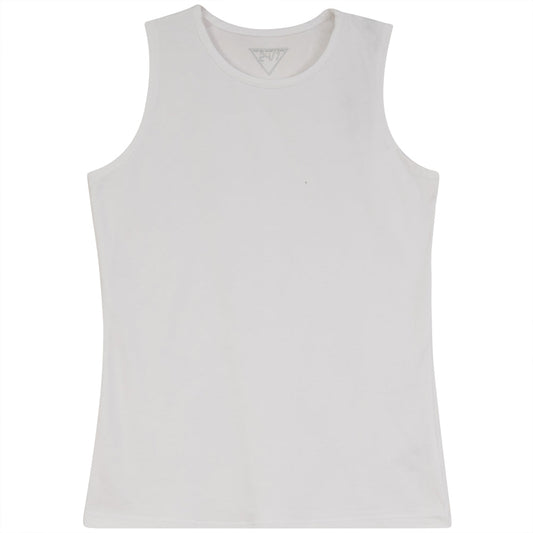 Basic Sleeveless Top White