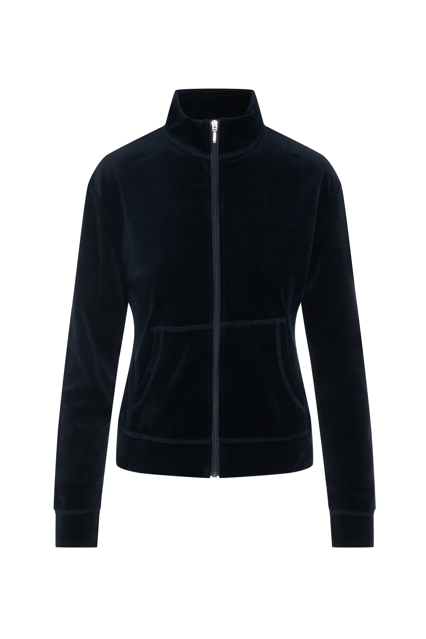 Cardigan With Collar Dark Navy