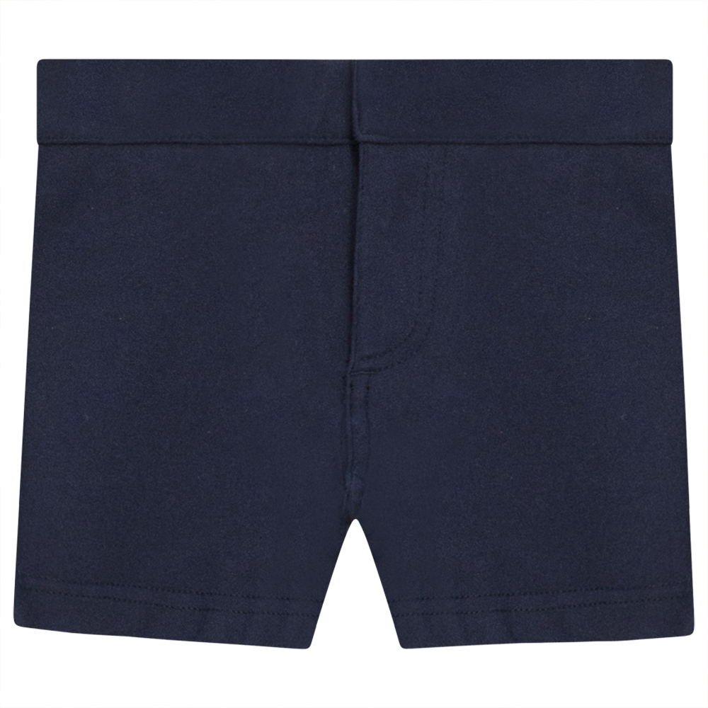 Stretch Short Skinny Pants Dark Navy