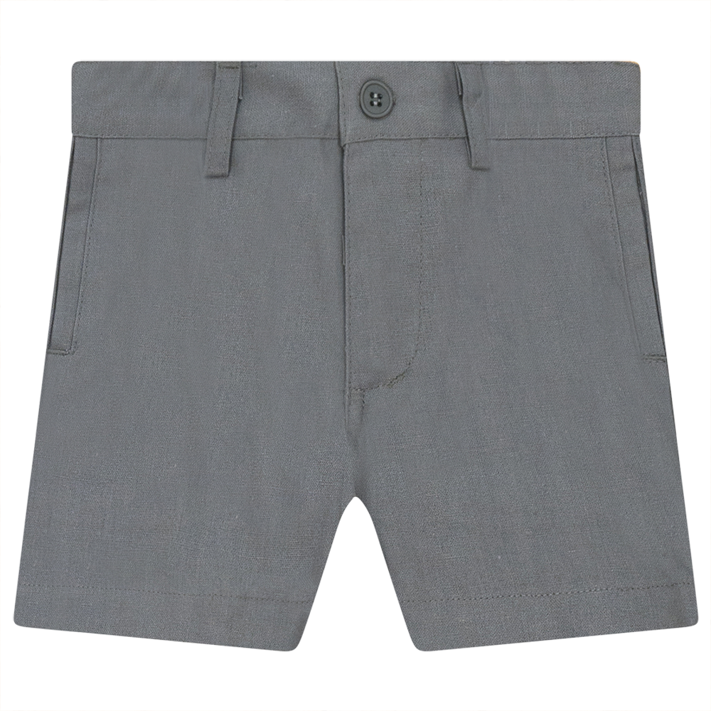 Linen Short Pant Grey