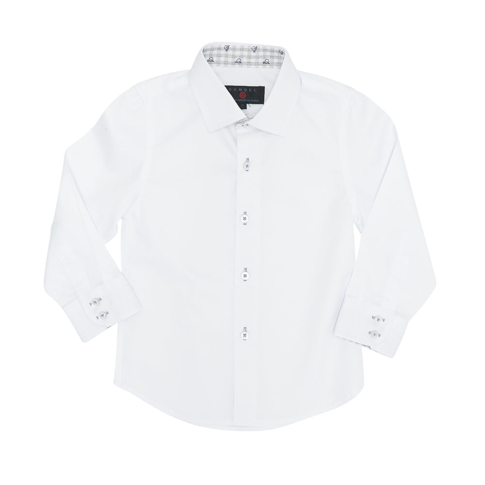 Long Sleeve Dress Shirt Grey