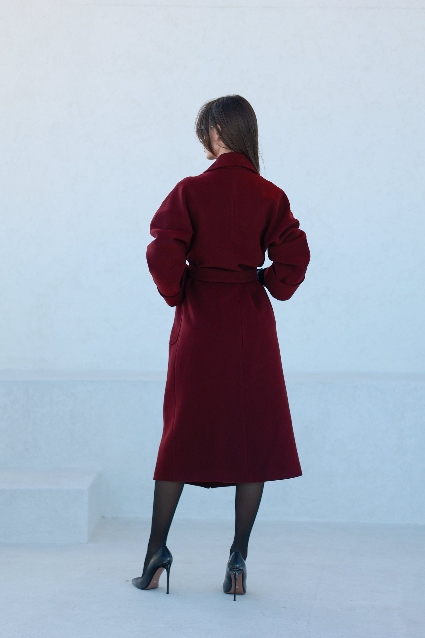 Angelina Cashmere Wool Blend Overcoat