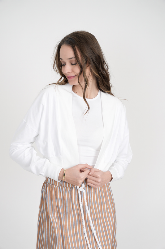 Striped Skirt With Pull through