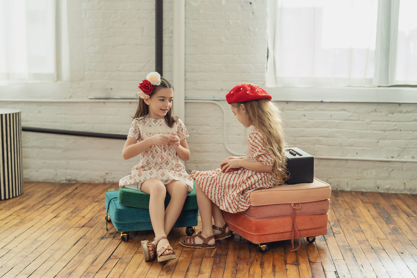 Smocking Floral Dress