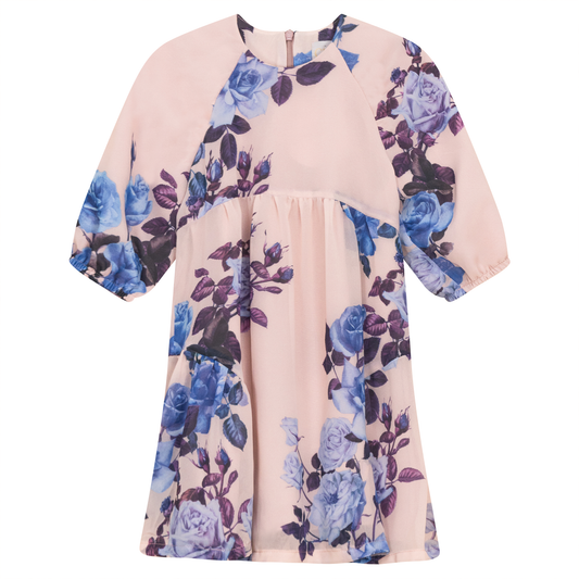 Floral Print Dress Pink Floral Print