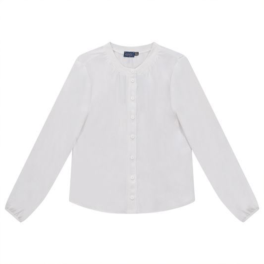 Bubble Blouse White
