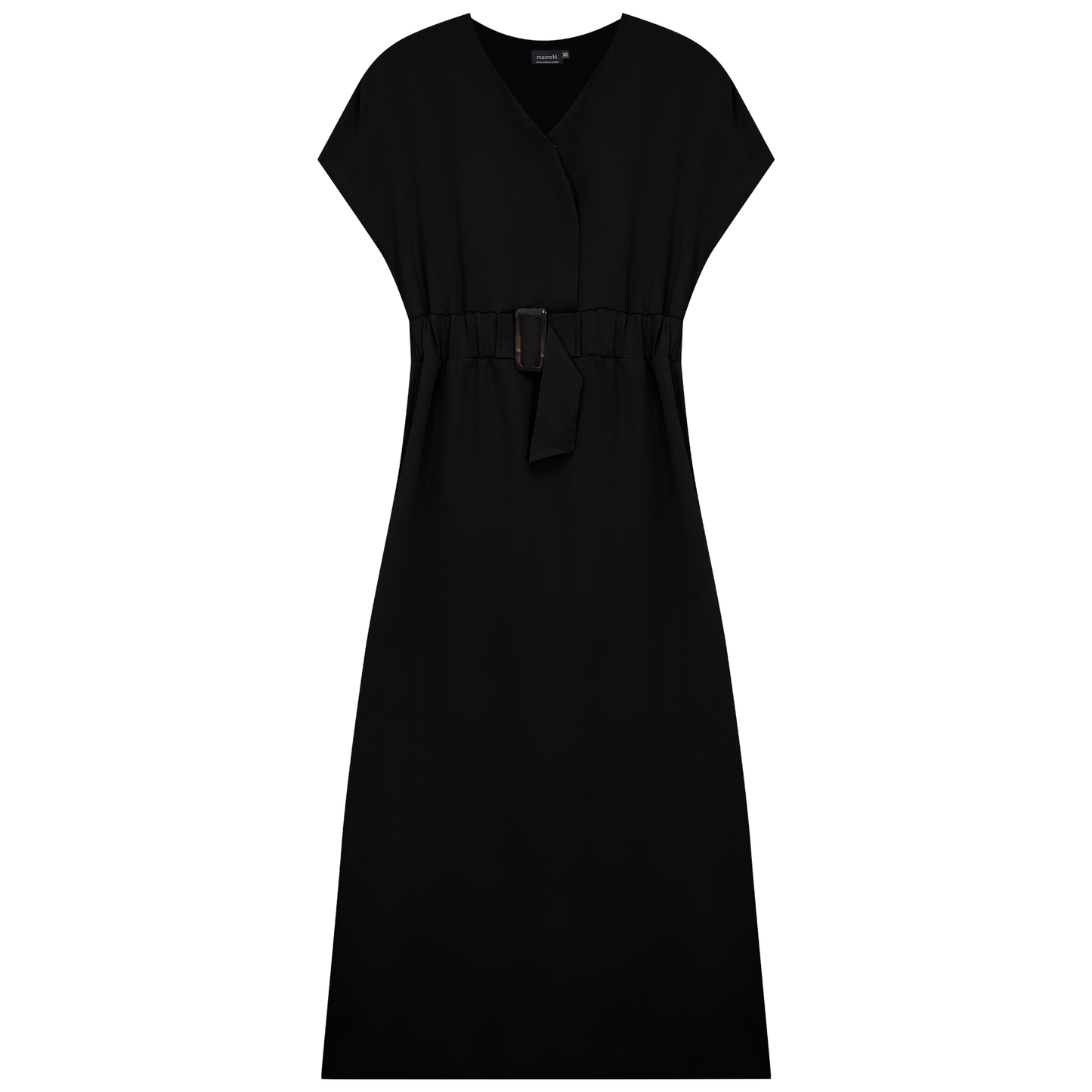 Raglan Midi Dress Black