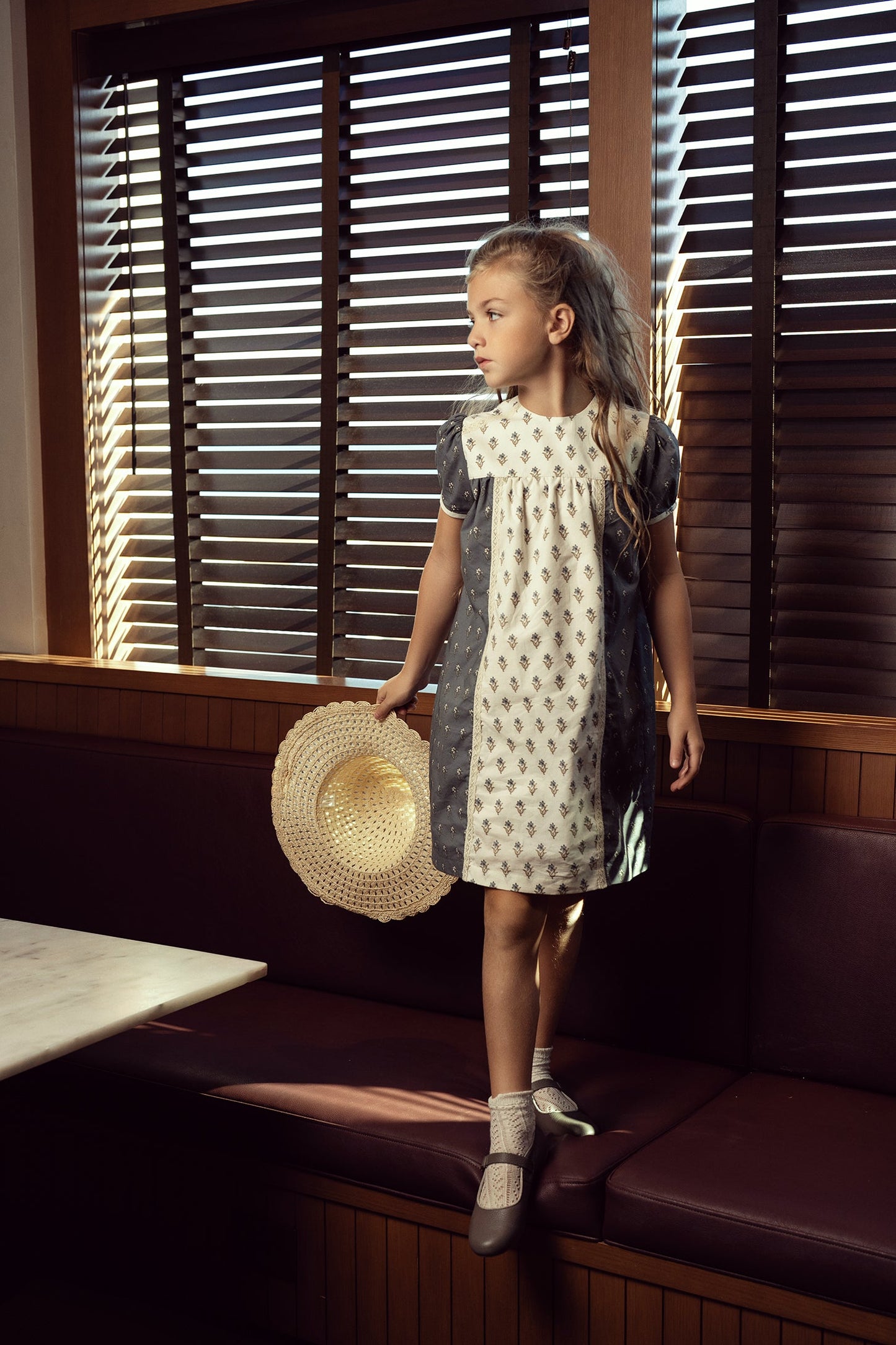 Floral Printed Lace Dress