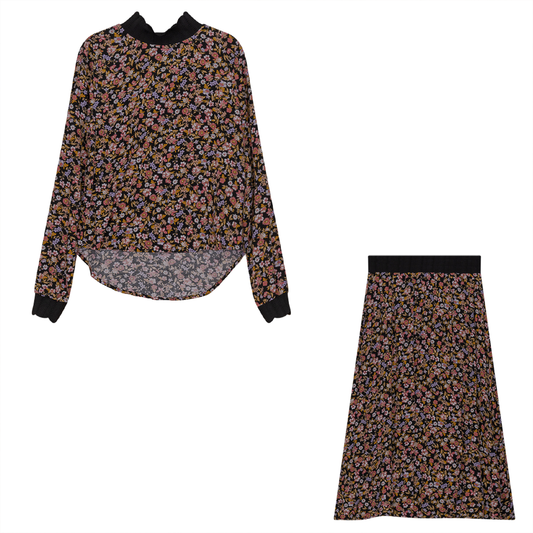 Picasso Poplin Print 2PC Set Floral print