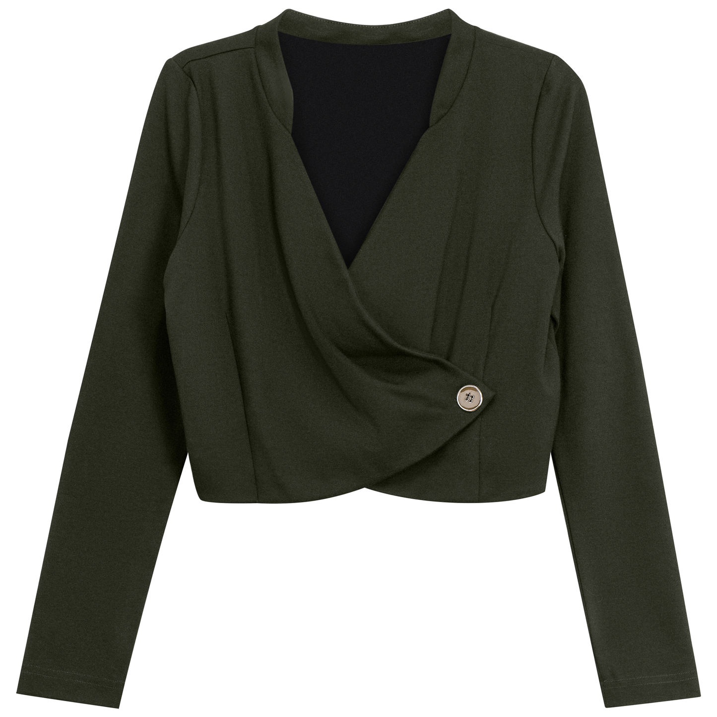 Cropped Jacket Olive