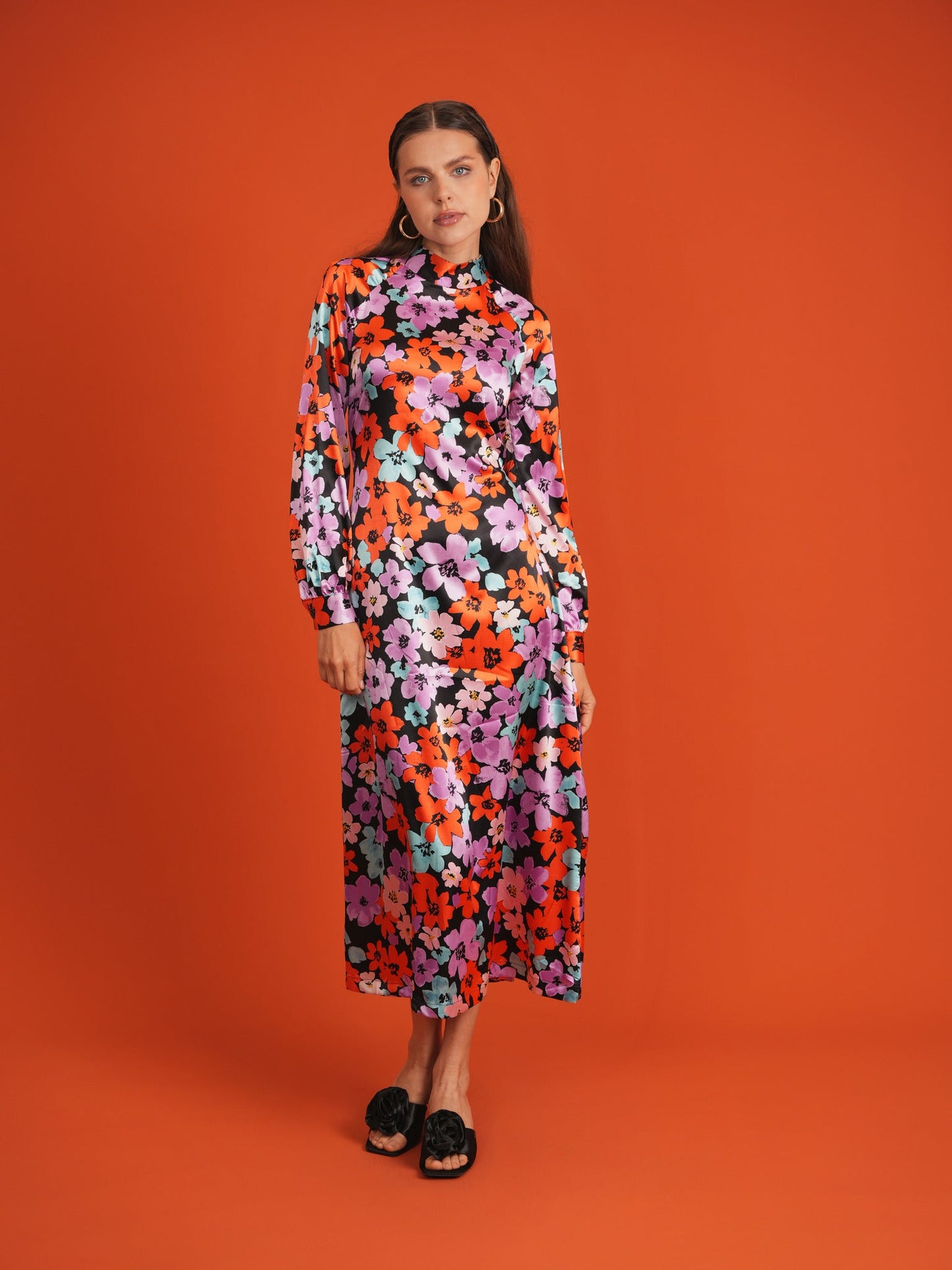 Multi Floral Woven Dress