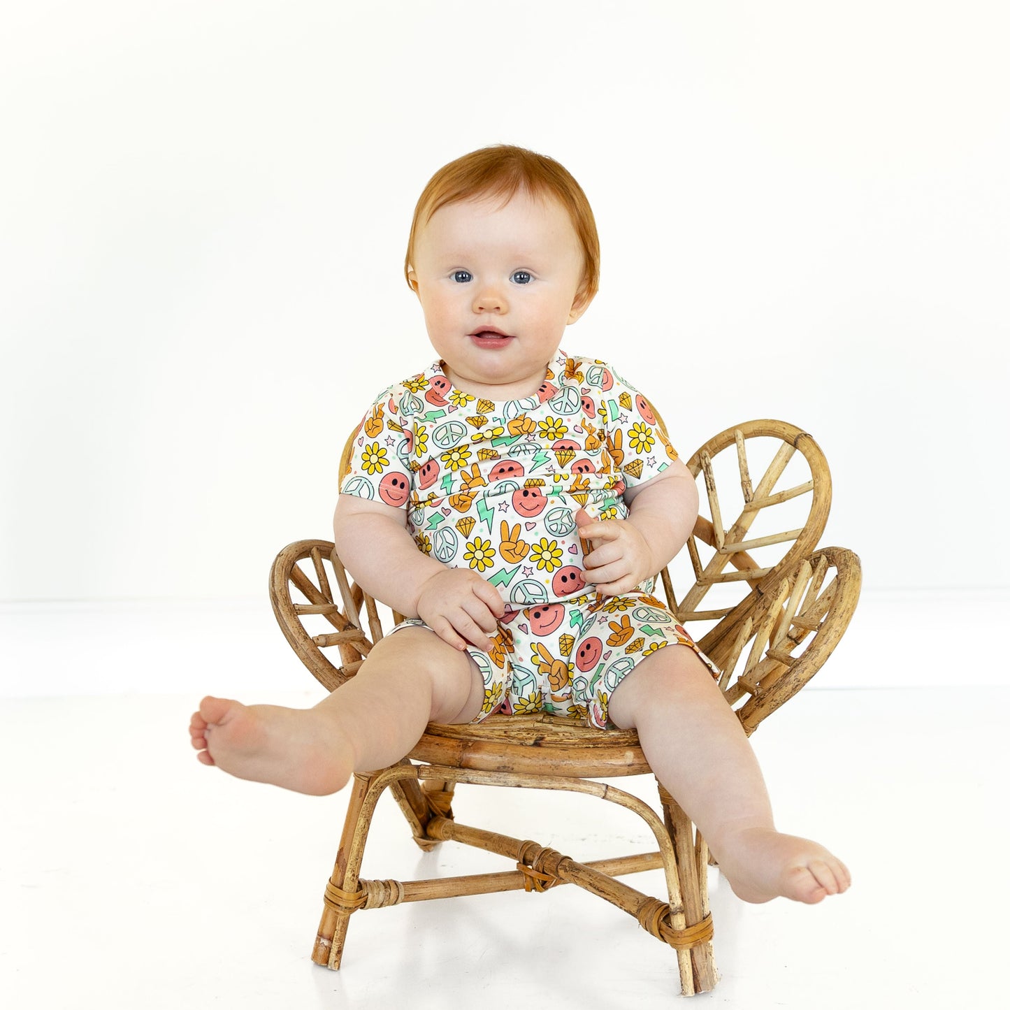 TWO PIECE SHORTIE SET- Groovy Summer