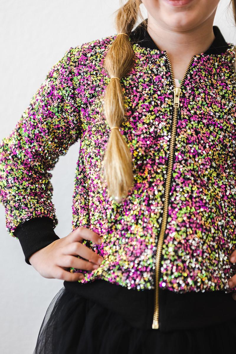 SALE Rainbow Sequin Jacket