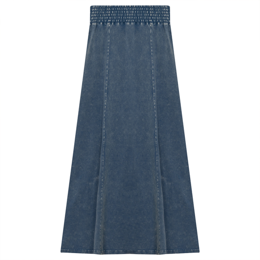 Wash Denim Skirt Light Denim Wash