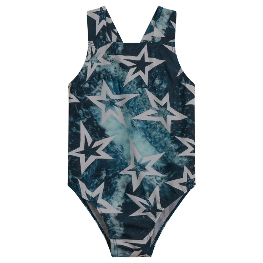 Tie Dye Swimsuit Teal