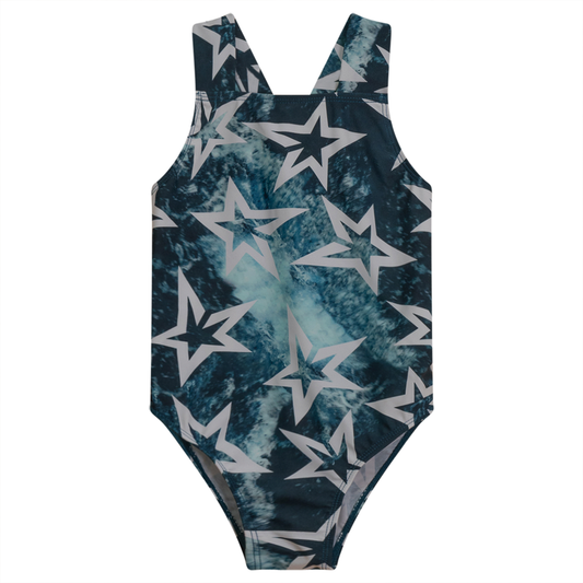 Tie Dye Swimsuit Teal