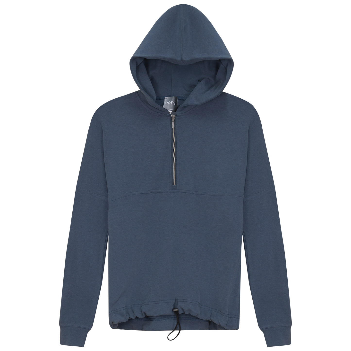 Hooded Bungee Sweatshirt Dark Denim