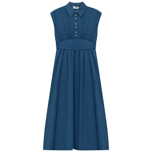 Cotton Satin Jumper Seaport