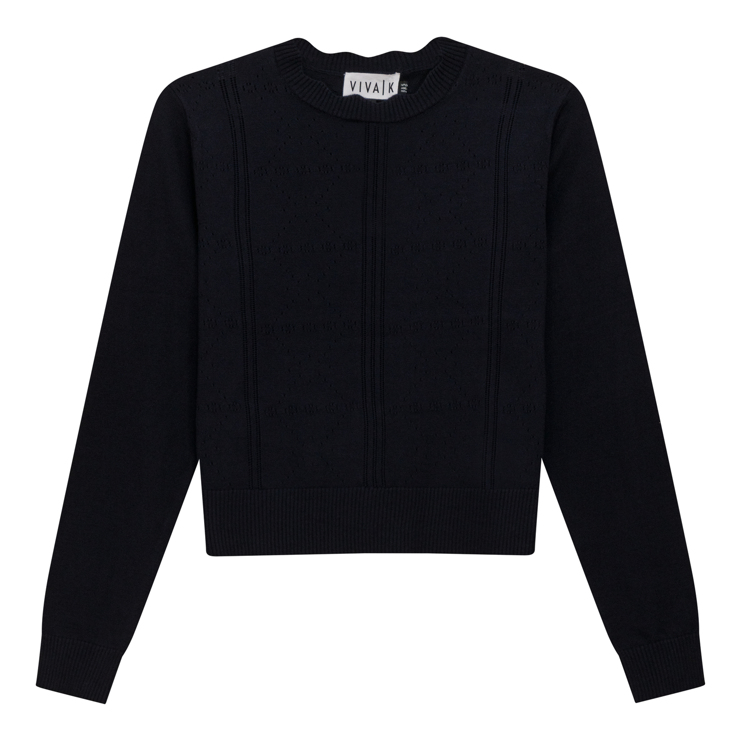 Crochet Top Dark Navy