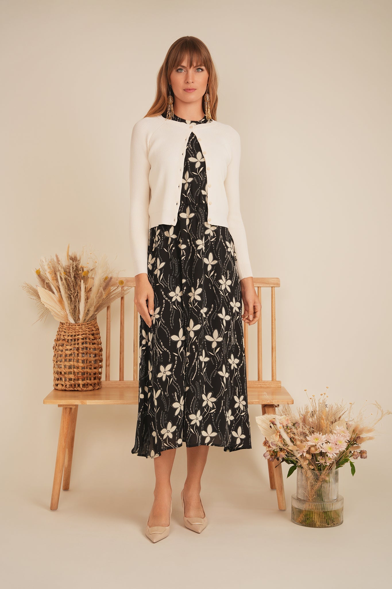 Floral Chiffon Bungee Jumper