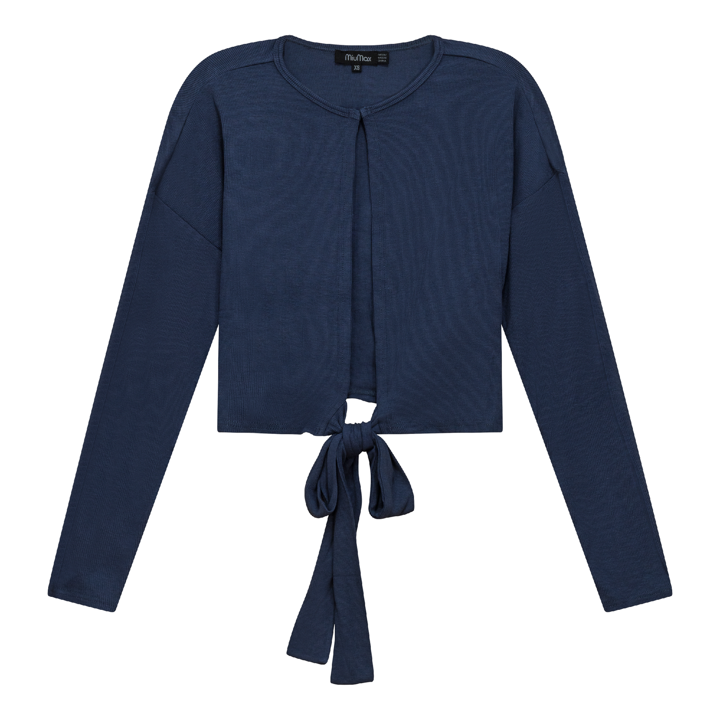 Tie Bolero Dark Denim