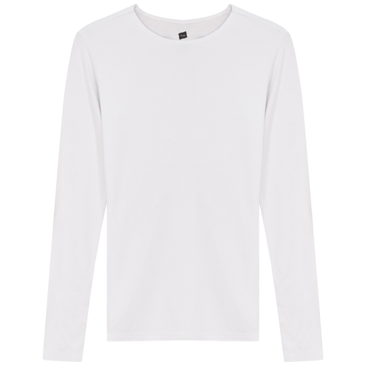 Modal Long Sleeve Shell White