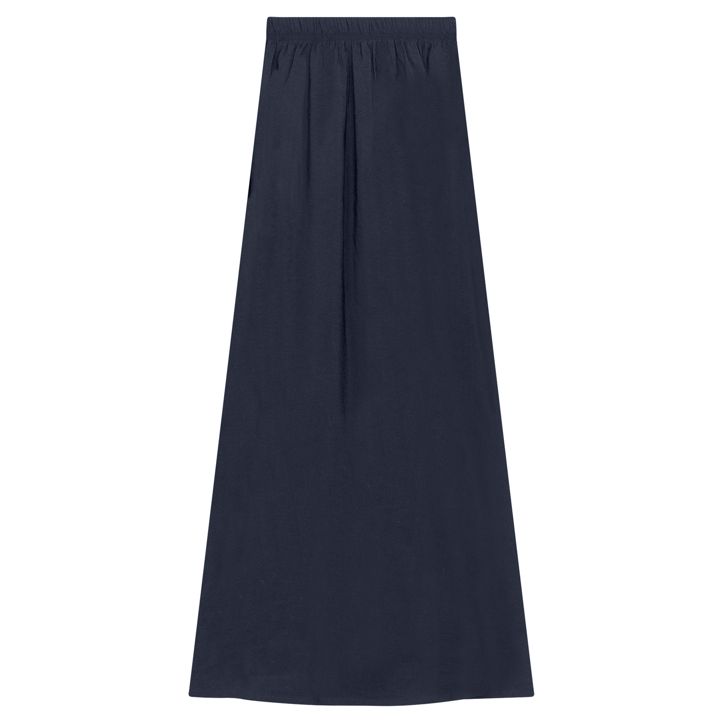 Copper Tencel Maxi Skirt Midnight Blue