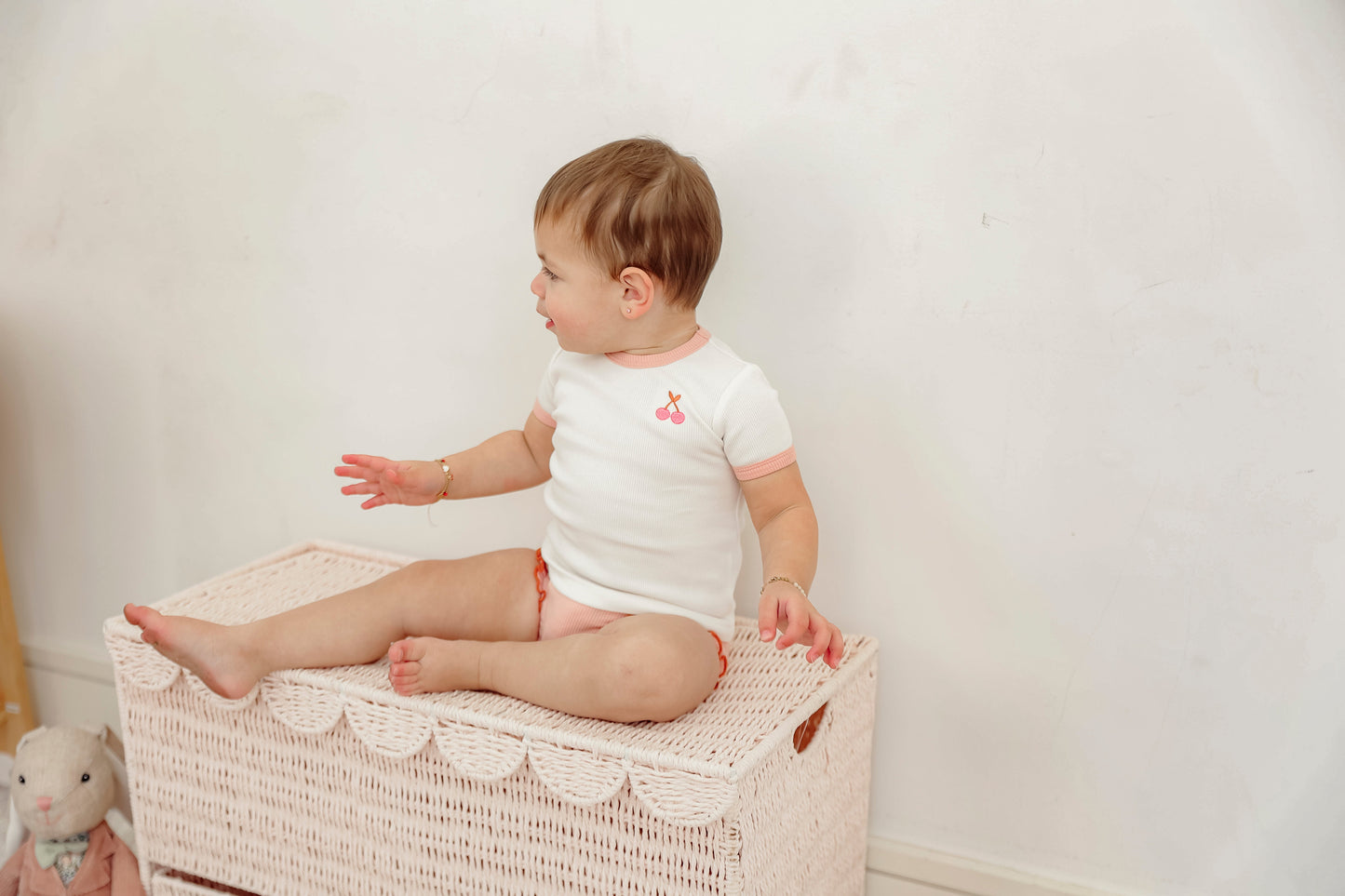 Cherry Print Top Set