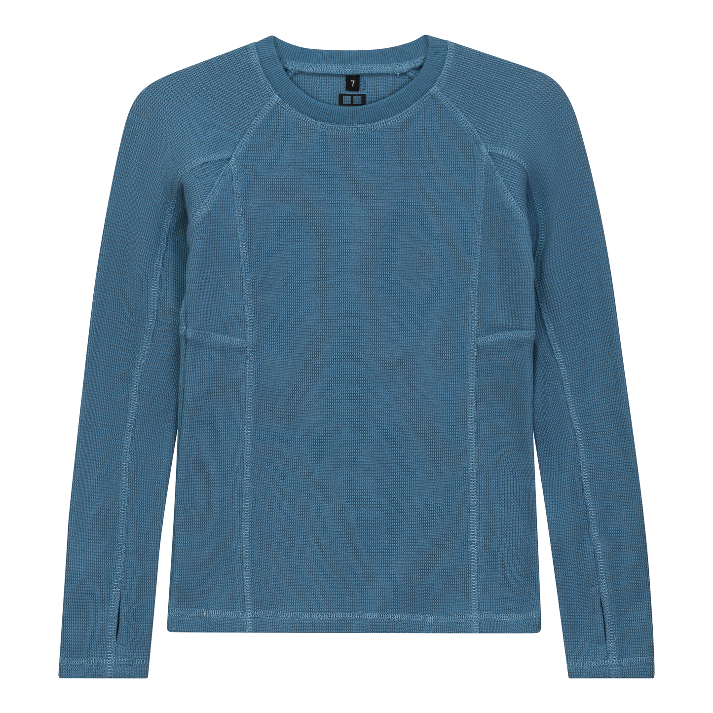 Waffle Top Shadow Blue