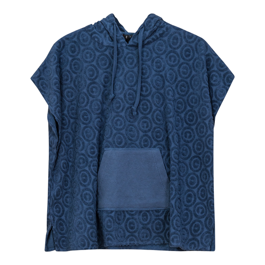 Terry Poncho Denim