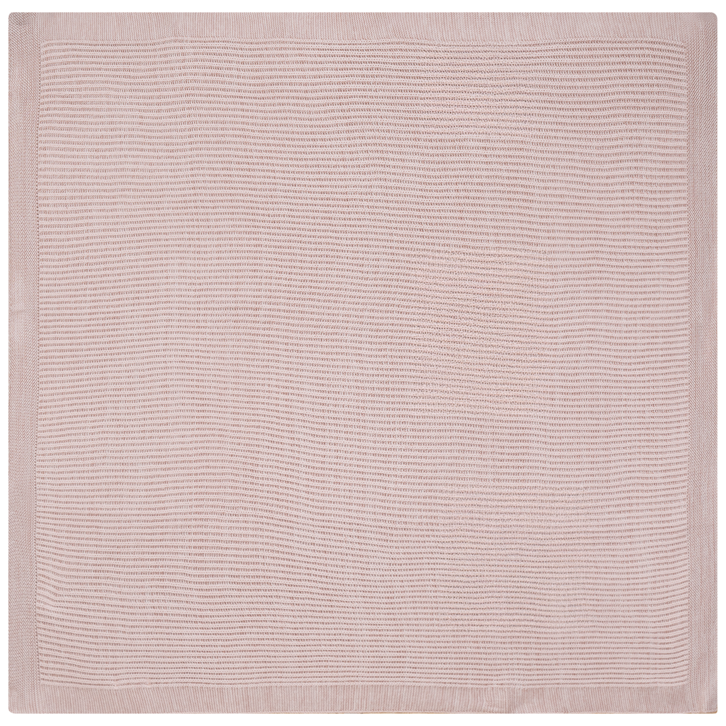 Knit Stitch Blanket Pink One Size