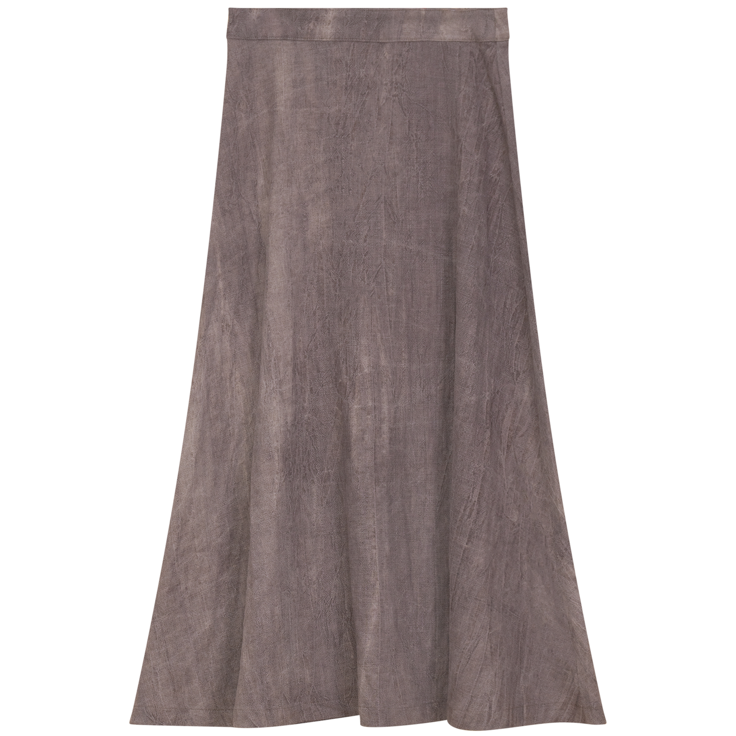 Linen Flare Skirt Latte