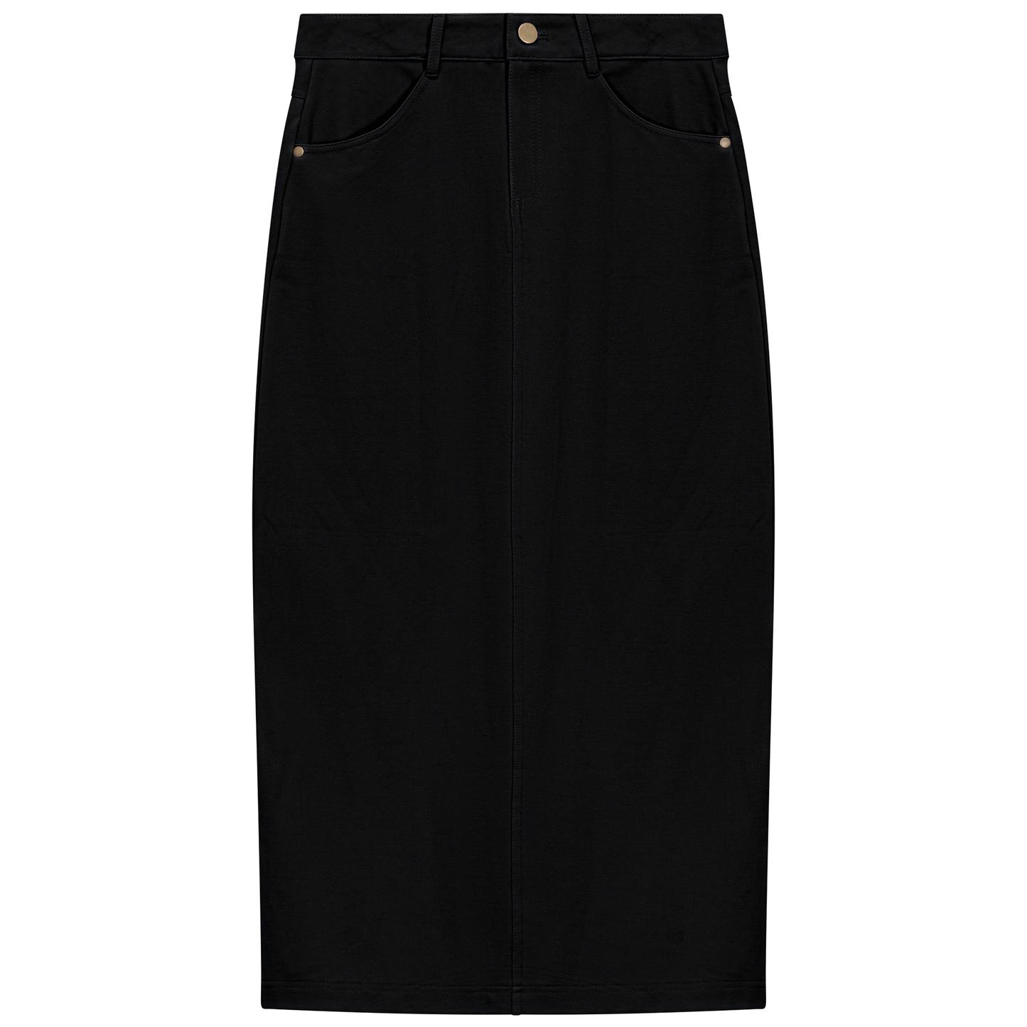 Ponte Midi Skirt Black