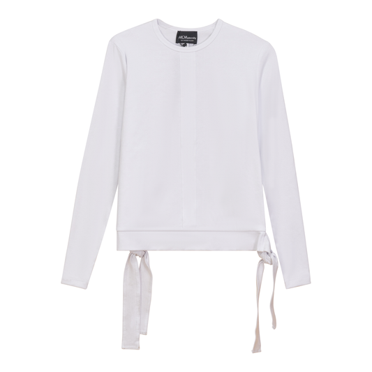 Maternity Wrap Look Tee White