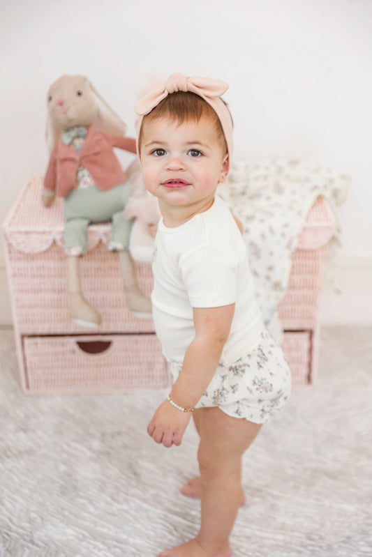 Floral Print Gauze Swaddle