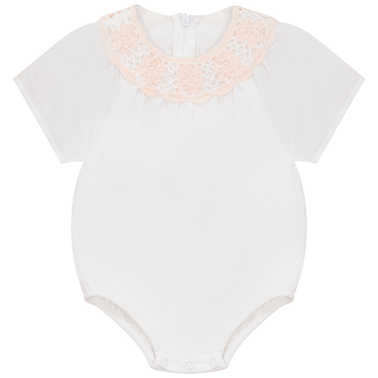 Woven Crochet Bubble Off White