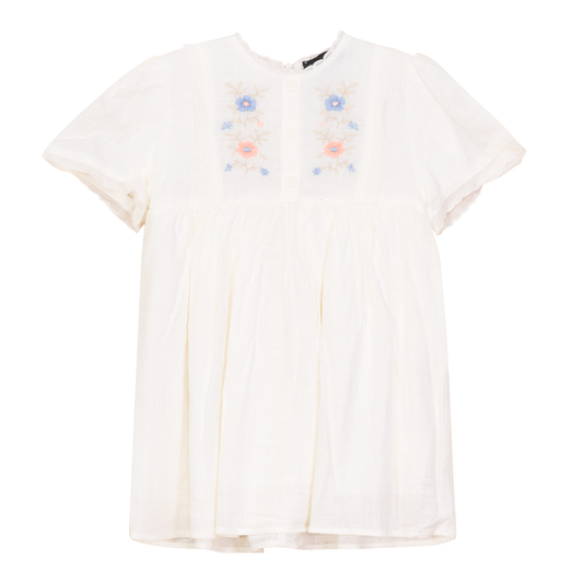 Cape Dress Off White