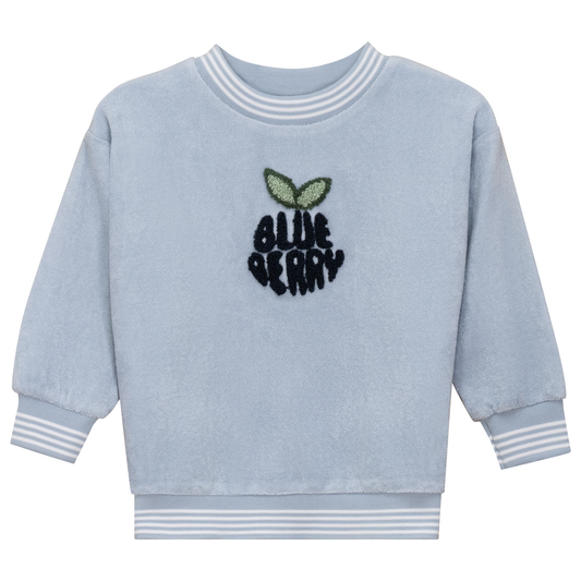 Blue Berry Terry Top Blue
