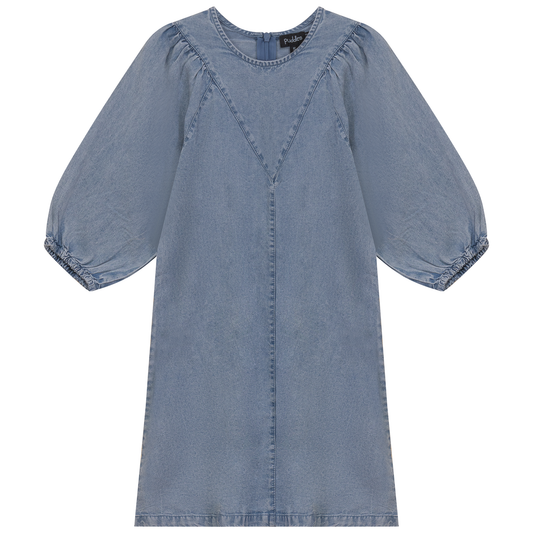Washed Denim Dress Denim Wash
