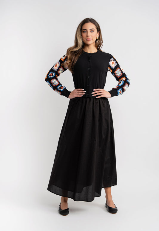 Knit Crochet Cardigan