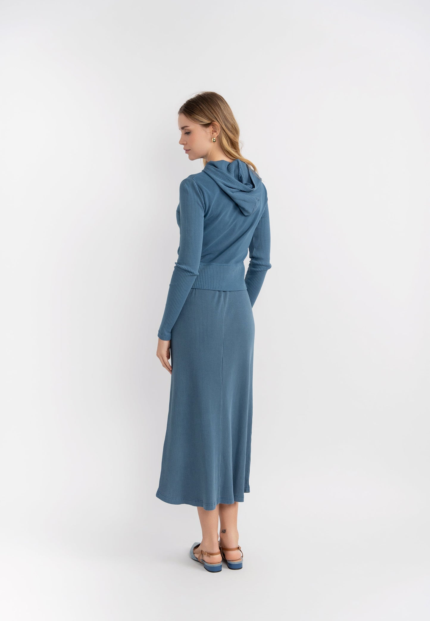 Distressed Ribbed Jumper