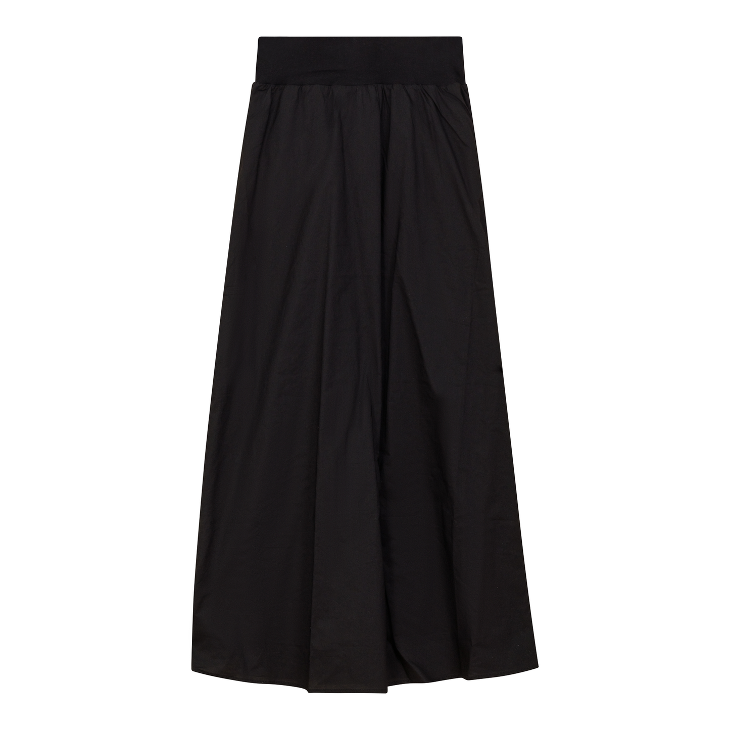Circle Midi Skirt Black