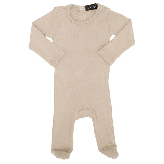 Basic Rib Onesie Sand Mix