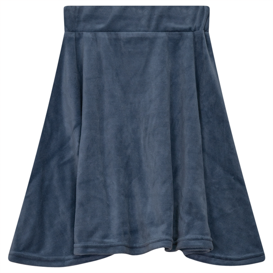 Velour Skirt Blue Mirage